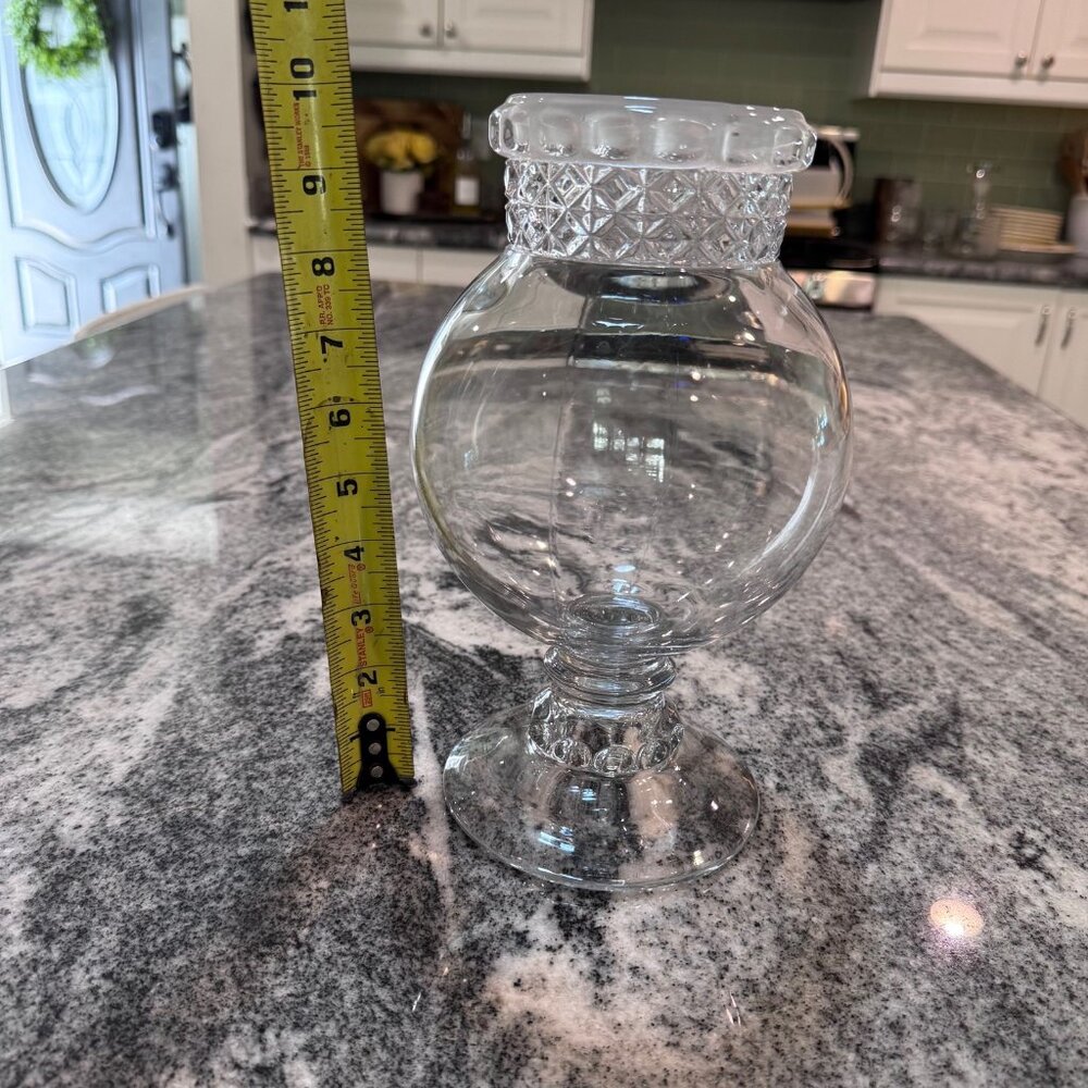 Vintage Tiffin Dakota Glass Drug Store Pharmacy Display/Fish Bowl? - Picture 9 of 11